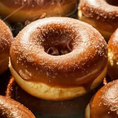 donuts on a plate