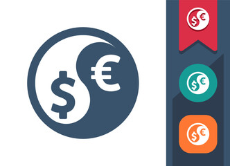 Exchange Rate, Currency Icon