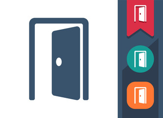 Door, Doorway, Entrance, Exit Icon