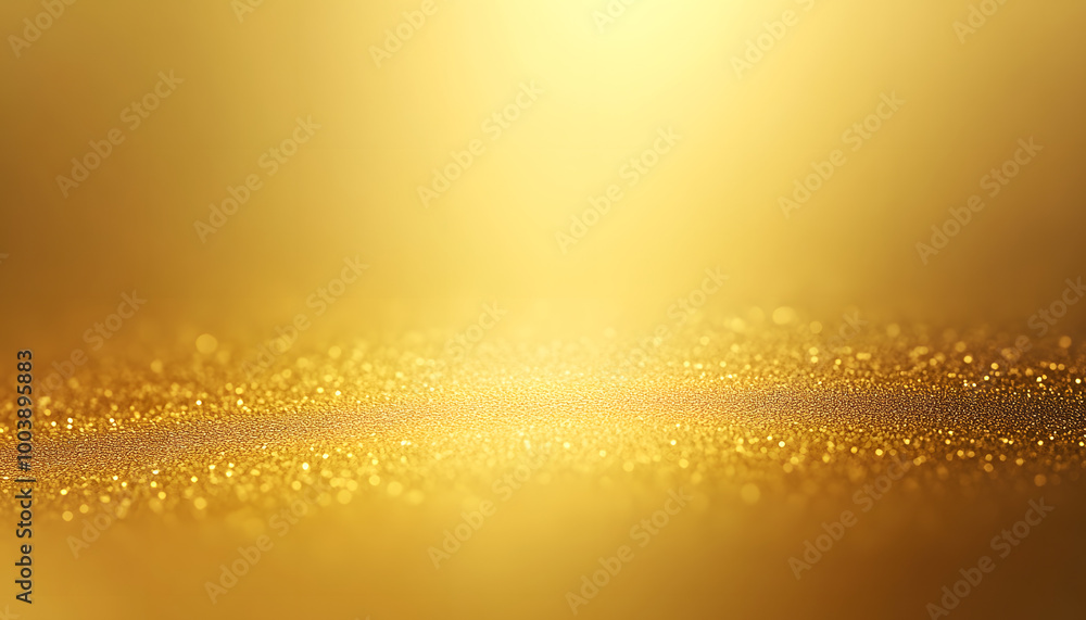 Poster gold gradient blurred background with soft glowing backdrop, background texture for design