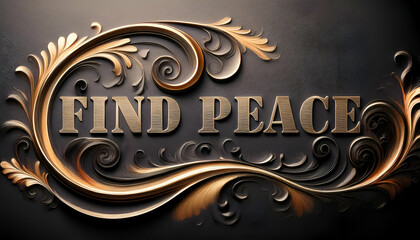 Find peace word 