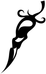 spicy illustration chili silhouette pepper logo spice icon food outline hot chilli vegetable mexican paprika cayenne fresh ingredient cooking shape for vector graphic background