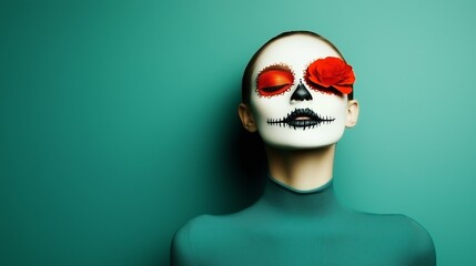 Día de los Muertos Concept. Celebrating Mexican Day of the Dead