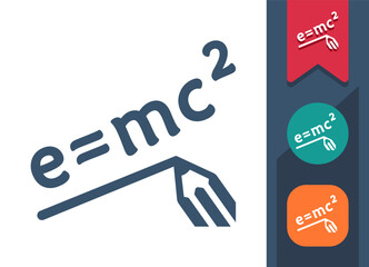 Formula, Theory of Relativity Icon