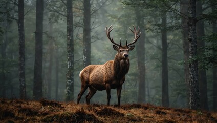 Fototapeta premium deer in the woods