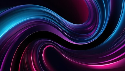 Naklejka premium blue and pink neon effect wavy textures with bright and glow, background for web banner, ads, post, presentation concept, template copy space