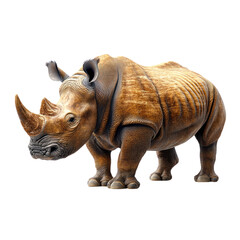 Fototapeta premium A Close-Up of a Rhino