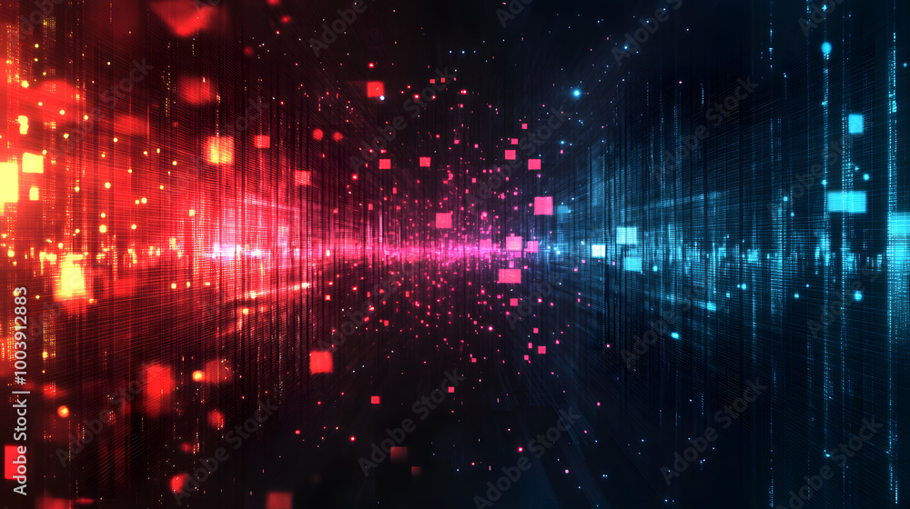 Aufkleber abstract digital data background. art can be used in the description of network abilities, technolog