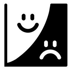 Short squeeze icon. Depicting investors emotions