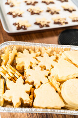 Festive Snowflake Sugar Cookies Cutouts