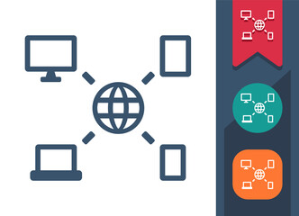 Global Communication, Internet, Network Icon
