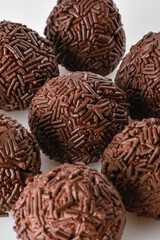 Tasty Sweet Pastry Chocolate Truffles.