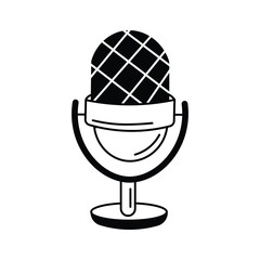 A microphone icon representing singing, performance, and entertainment