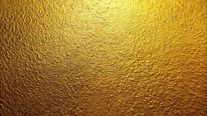 Low angle shiny gold wall texture background with luxury golden paper wallpaper