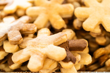 Festive Snowflake Sugar Cookies Cutouts