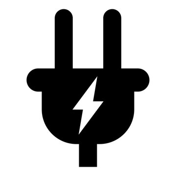 Power socket Icon &ndash; Solid Style