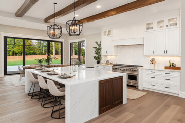 Modern Kitchen Room with Sleek Design