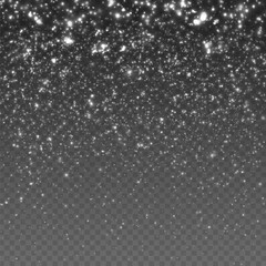  Light effects on Christmas background. Gold Dust PNG. Christmas and sparkling overlay texture for your design.