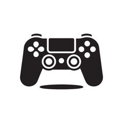 Versatile Game Controller Icon Design: Creative Joystick Vector Silhouette Perfect for App Developers, Game Designers, and Esports Teams