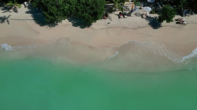 Aerial view of Cayo Levantado Dominican Republic