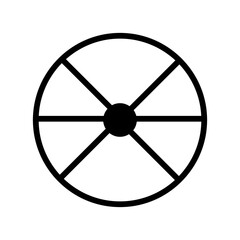 Naklejka premium wheel icon