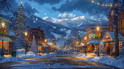 Fototapeta premium art mountains