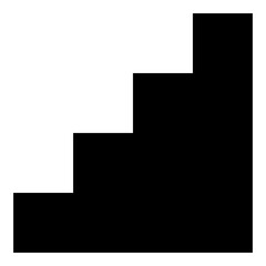 Stairs Icon - Solid style