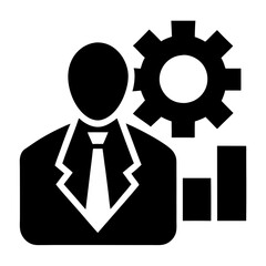 business person icon with Transparent Background - Versatile Clipart