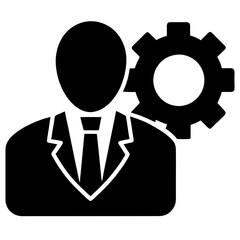 business person icon with Transparent Background - Versatile Clipart