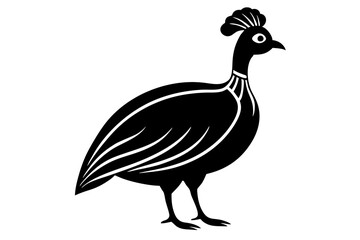 guinea fowl icon with Transparent Background - Versatile Clipart
