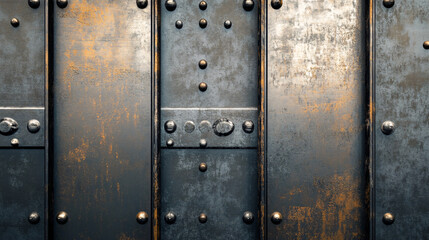 An industrial-style background with metallic textures, perfect for urban themes.
