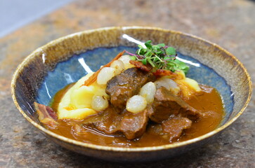 stew with vegetables