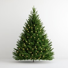 Artificial Christmas Tree with White Lights Decor
