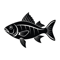 fish silhouette vector