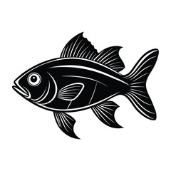 fish silhouette vector