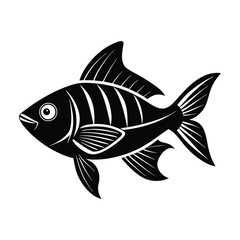 fish silhouette vector