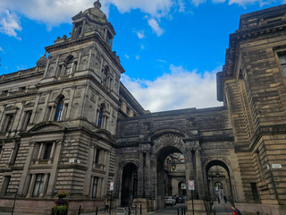 Architecture of the City of Glasgow in Scotland