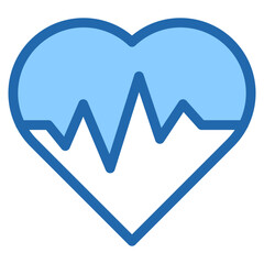 Vector Icon Heartbeat, Heart, Health Clinic, Heart Shape, Wellness