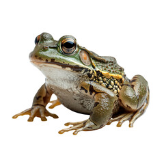 Obraz premium Close Up of a Green Frog