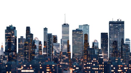 Obraz premium City architecture skyscrapers cityscape.