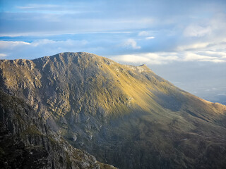 Lochaber and the Grey Corries on a cloudy morning
