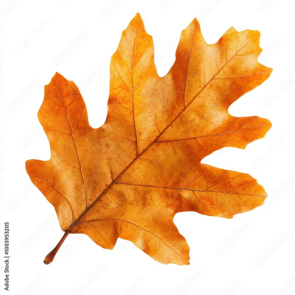 Canvas Prints Autumn leaf oak background orange photography.