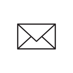 Mail icon vector, Envelope icon. Message sign icon for web, computer and mobile app. Vector illustration.