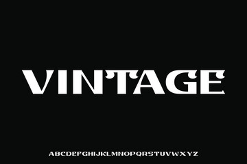 Display alphabet font vector design suitable for headline, poster, logo and many more