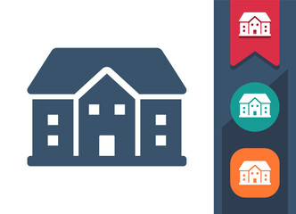 House, Home, Mansion, Real Estate Icon