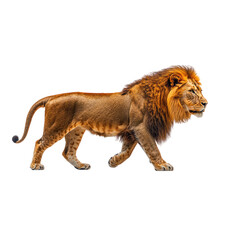 Obraz premium Majestic Lion Walking