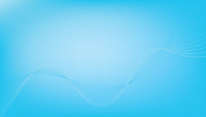 Abstract wave element for design. Digital frequency track equalizer. Stylized line art background. Vector illustration. Wave with lines created using blend tool. Curved wavy line, smooth stripe.