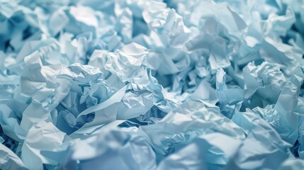 A pile of crumpled paper, symbolizing discarded ideas or drafts