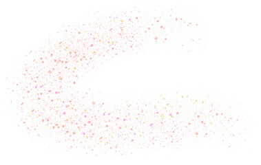 Pink and Yellow Glitter Vortex