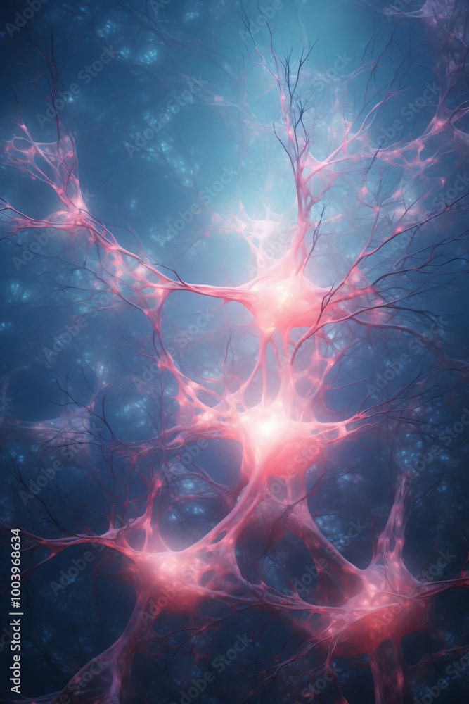 Poster interconnected neurons in a complex network